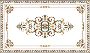 Đá Hoa Văn Chữ Nhật Cổ Điển R027