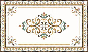 Đá Hoa Văn Chữ Nhật Cổ Điển R029