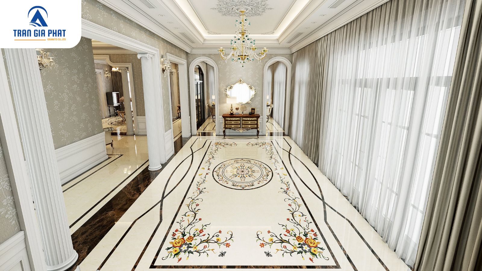 Họa tiết hoa văn chữ nhật