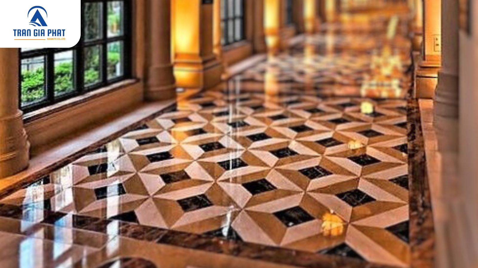 Mẫu đá hoa cương hình chữ nhật