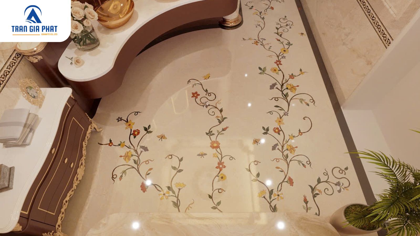 Mẫu hoa văn đá granite tự nhiên