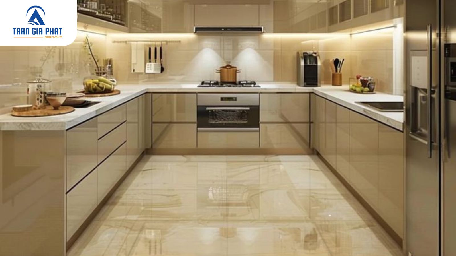 Mẫu hoa văn đá trong trang trí nội thất