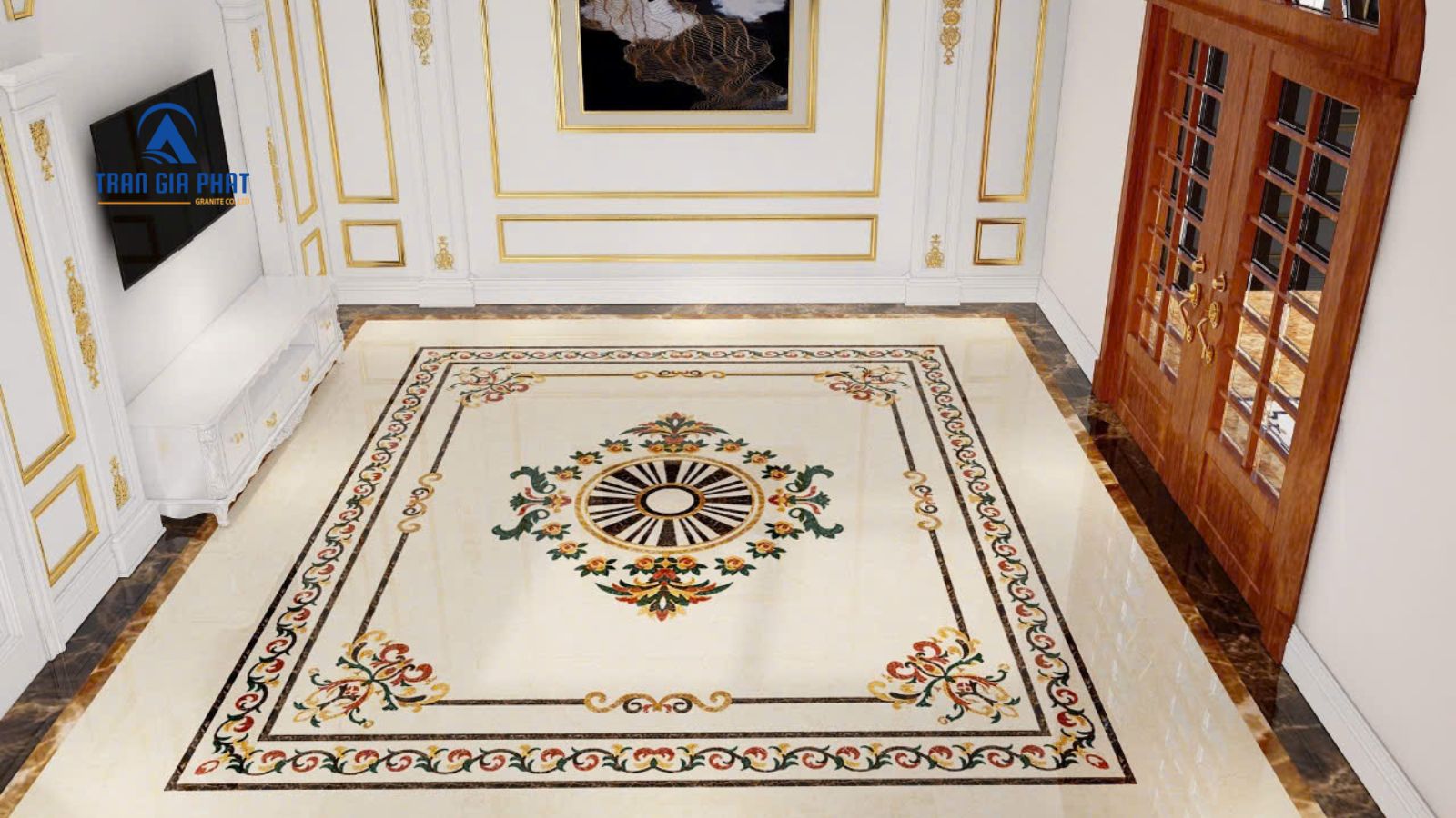 Mẫu hoa văn đá granite tự nhiên đẹp - Trần Gia Phát