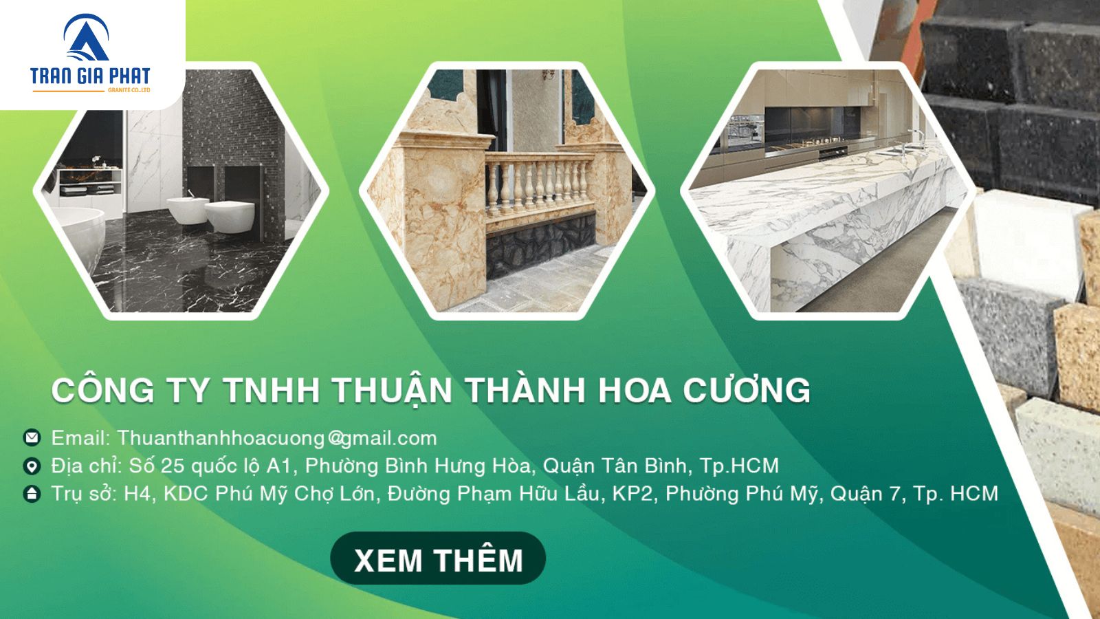 Cửa hàng đá hoa cương Thuận Thành