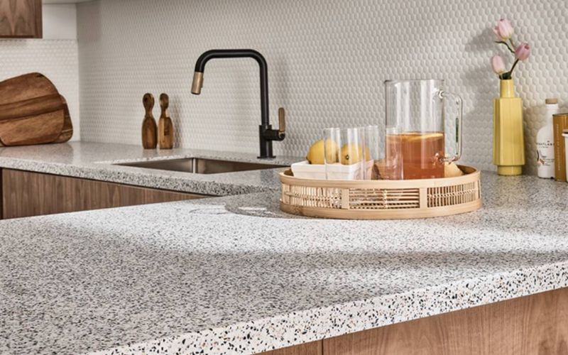 Ứng dụng đá nhân tạo làm mặt bếp