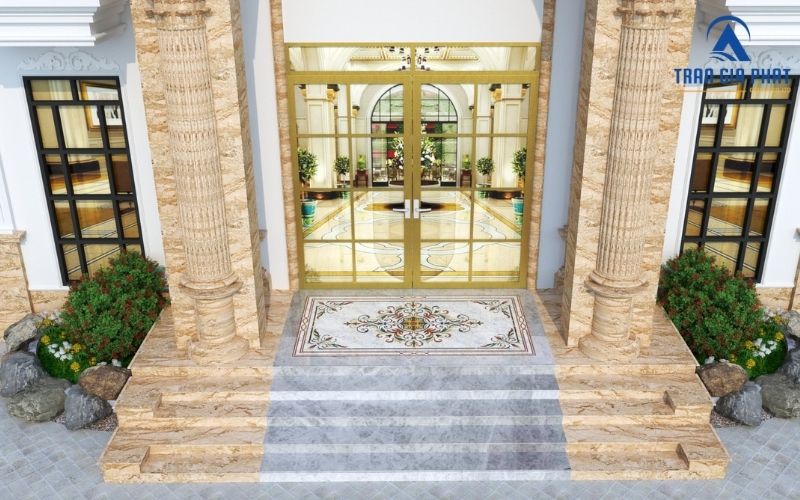Sàn Đá Hoa Văn Cao Cấp biệt thự