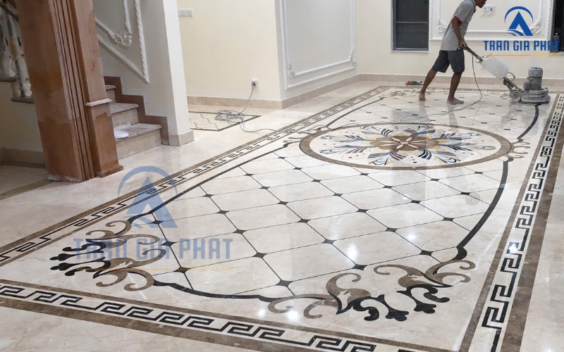 Công trình thi công đá hoa văn tại Long Thành