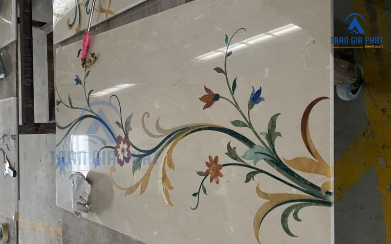 Kết hợp đá Granite và đá Marble trong thi công đá hoa văn
